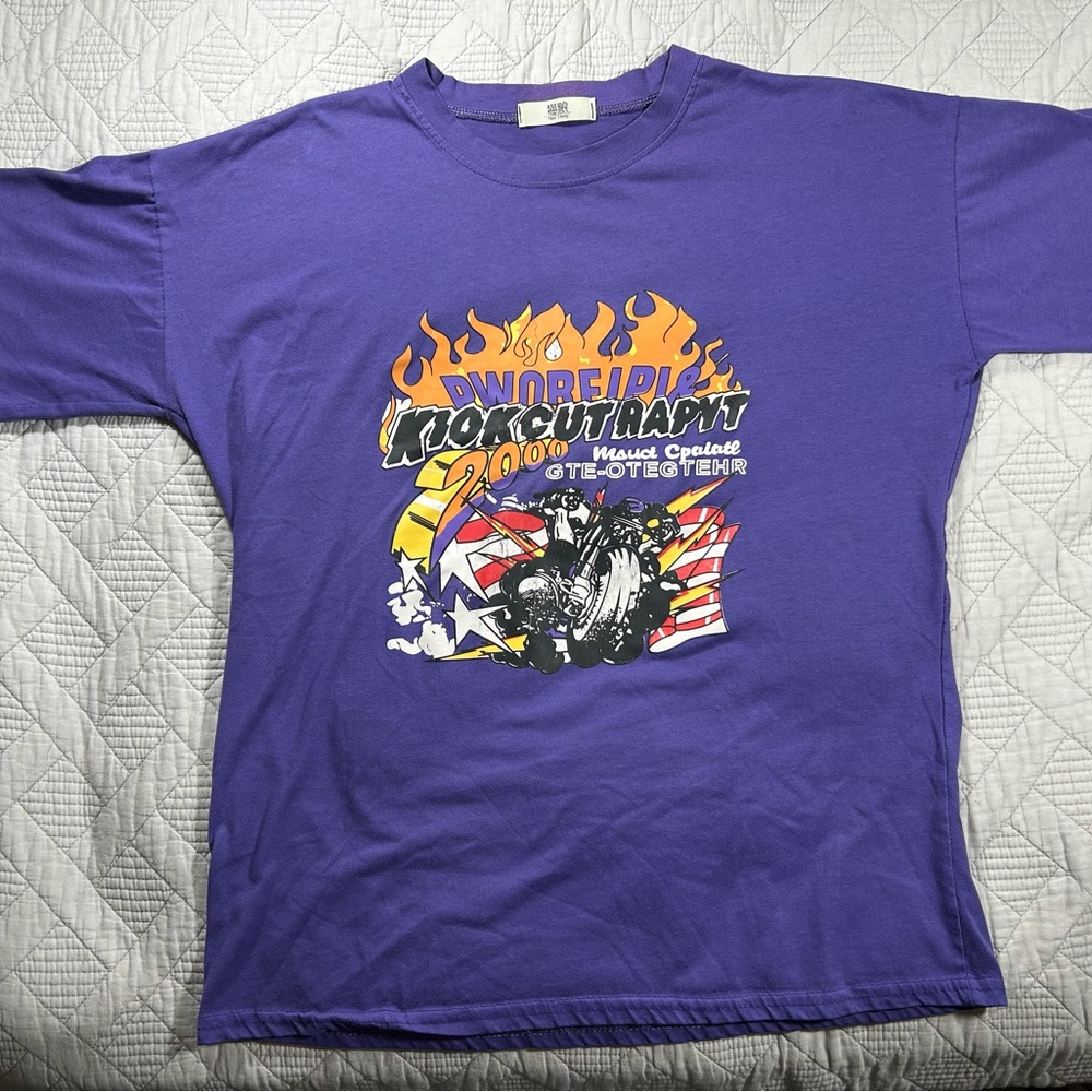 Purple Graphic Tee